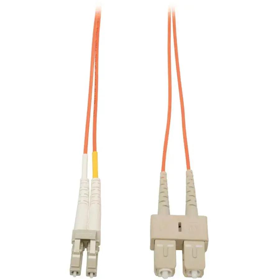 Eaton Corporation Tripp Lite N316-02M 2 Meter Duplex Multimode Fiber Optic Patch Cable with LC/SC Connectors by Eaton Corporation