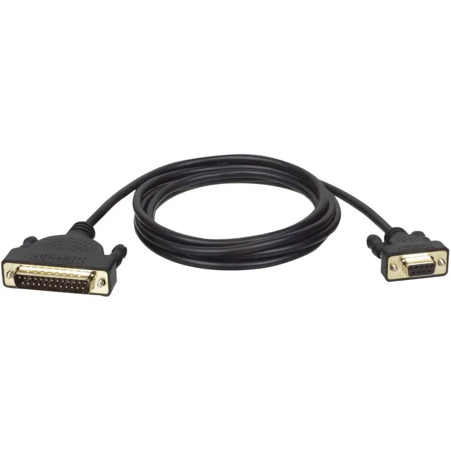 Eaton Tripp Lite Series AT Serial Modem Cable (DB25 M to DB9 F) - 6 ft