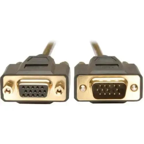 Eaton Tripp Lite Series VGA Monitor Extension Cable, 6 ft., HD15 Male to Female, Gold-Plated Connectors by Eaton Corporation