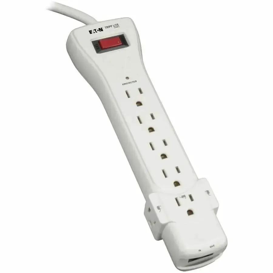 Eaton Corporation Tripp Lite SUPER6TEL12 7-Outlet Surge Protector with 12 ft. Cord and RJ11 Phone Line Protection by Eaton Corporation