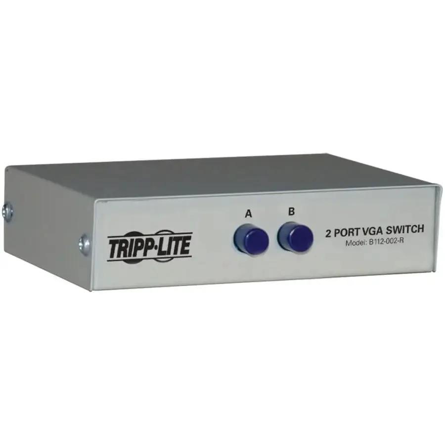 Eaton Tripp Lite Series 2-Port Manual VGA/SVGA Video Switch (B112-002-R) by Eaton Corporation