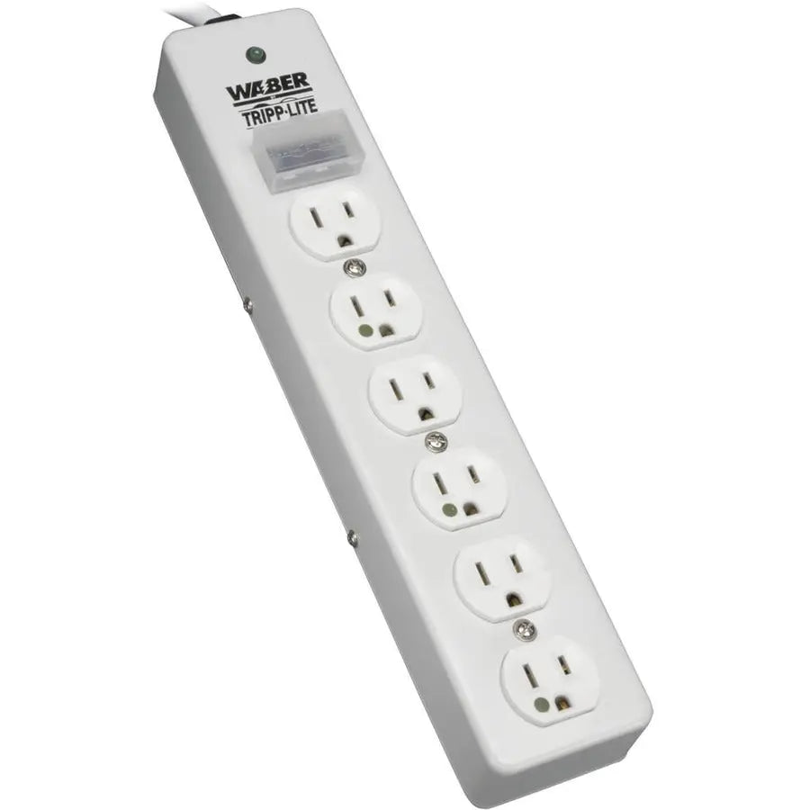 Eaton Corporation Tripp Lite SPS-615-HG Hospital-Grade Surge Protector with 6 Outlets and 15 ft. Cord