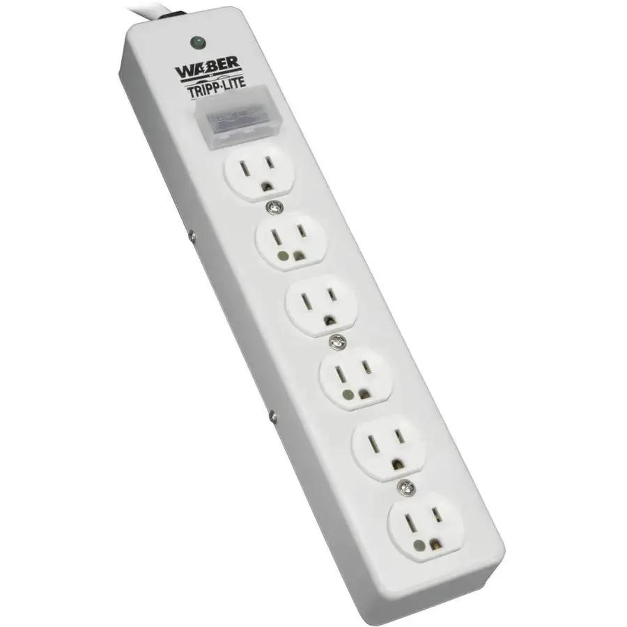 Eaton Corporation Tripp Lite SPS-615-HG Hospital-Grade Surge Protector with 6 Outlets and 15 ft. Cord by Eaton Corporation