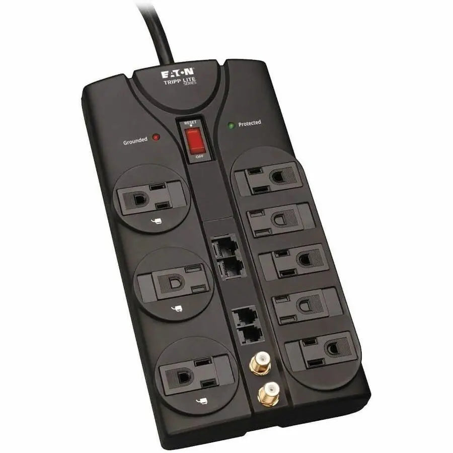 Eaton Corporation TLP810NET Tripp Lite Protect It! 8-Outlet Surge Protector with 10 ft. Cord and 3240 Joules