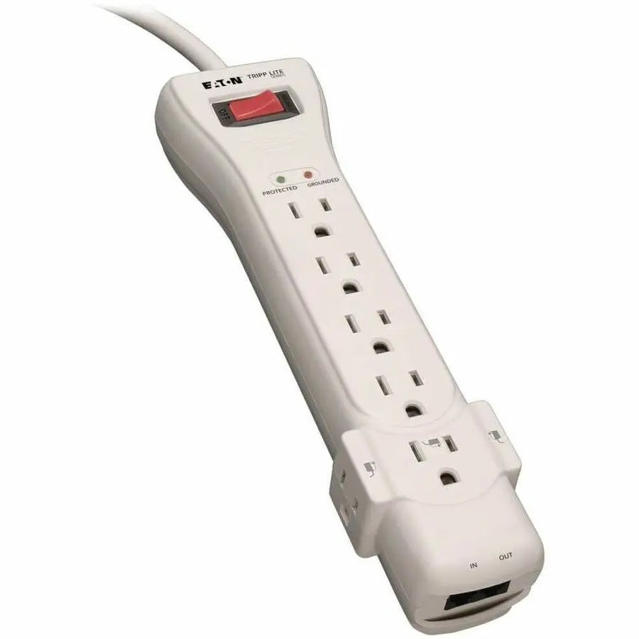 Eaton Tripp Lite Series Protect It! 7-Outlet Surge Protector with Telephone Line Protection and 7 ft. Cord