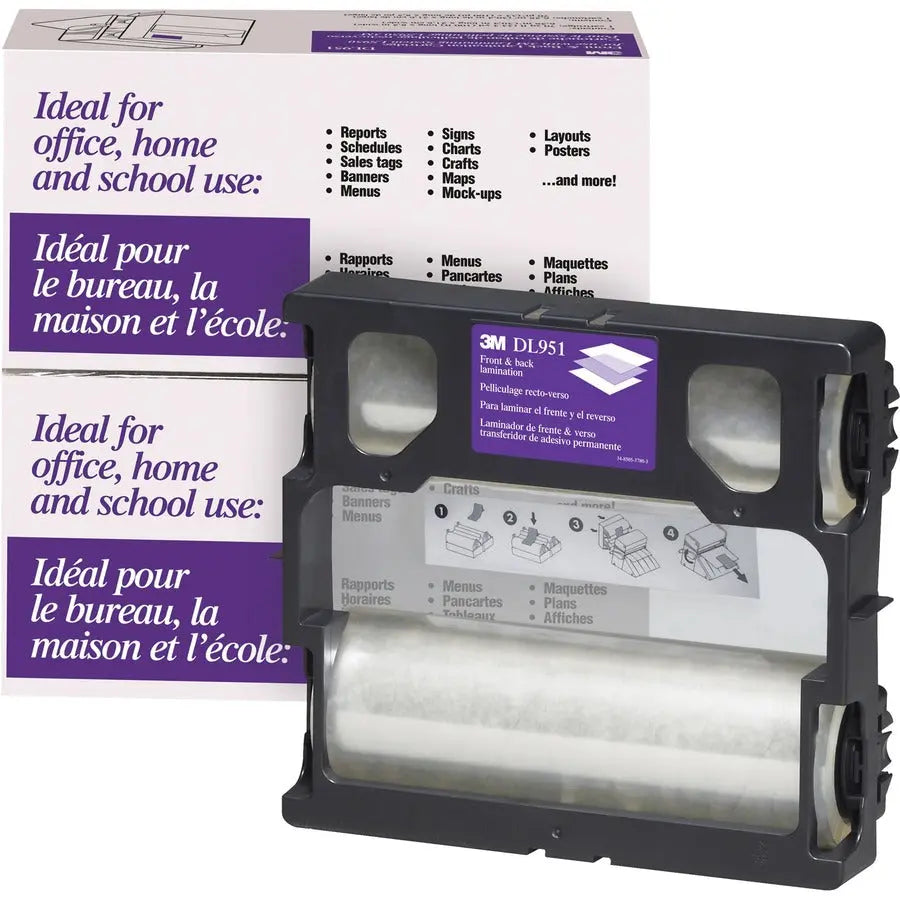 3M Scotch Dual Laminate Refill Cartridge DL951 for LS950 Heat-Free Laminator