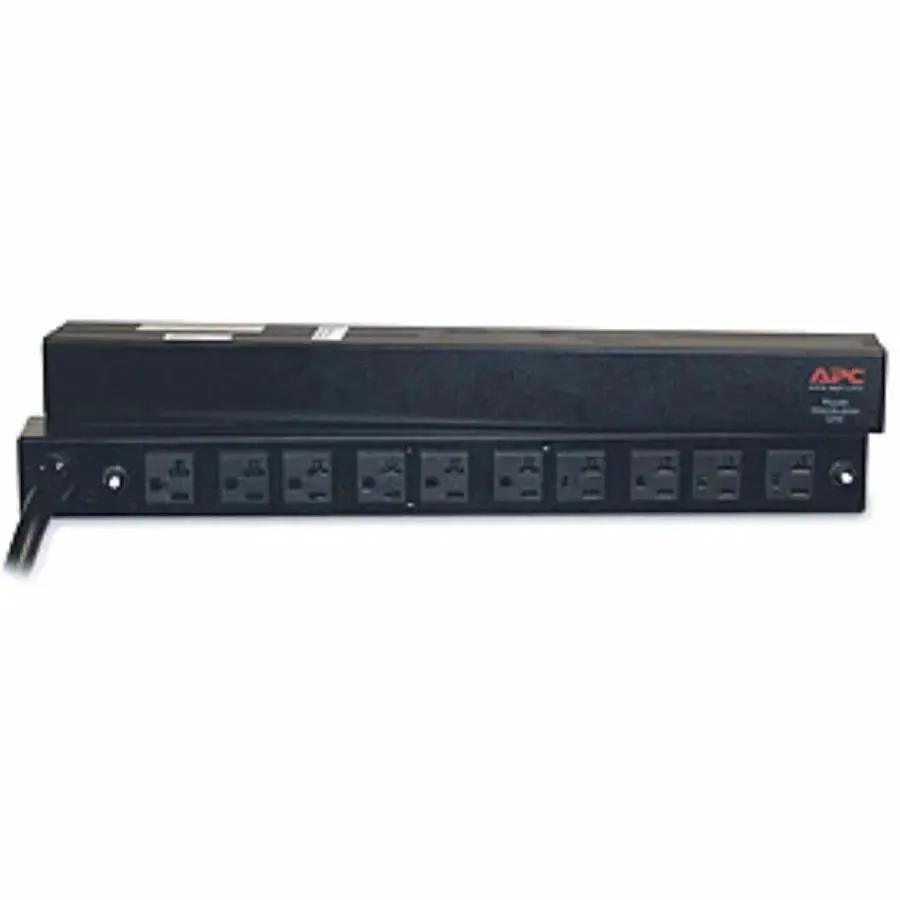 Schneider Electric APC Basic Rack 2.88kVA PDU - 1U Horizontal Mount with 10 NEMA 5-20R Outlets by Schneider Electric SA