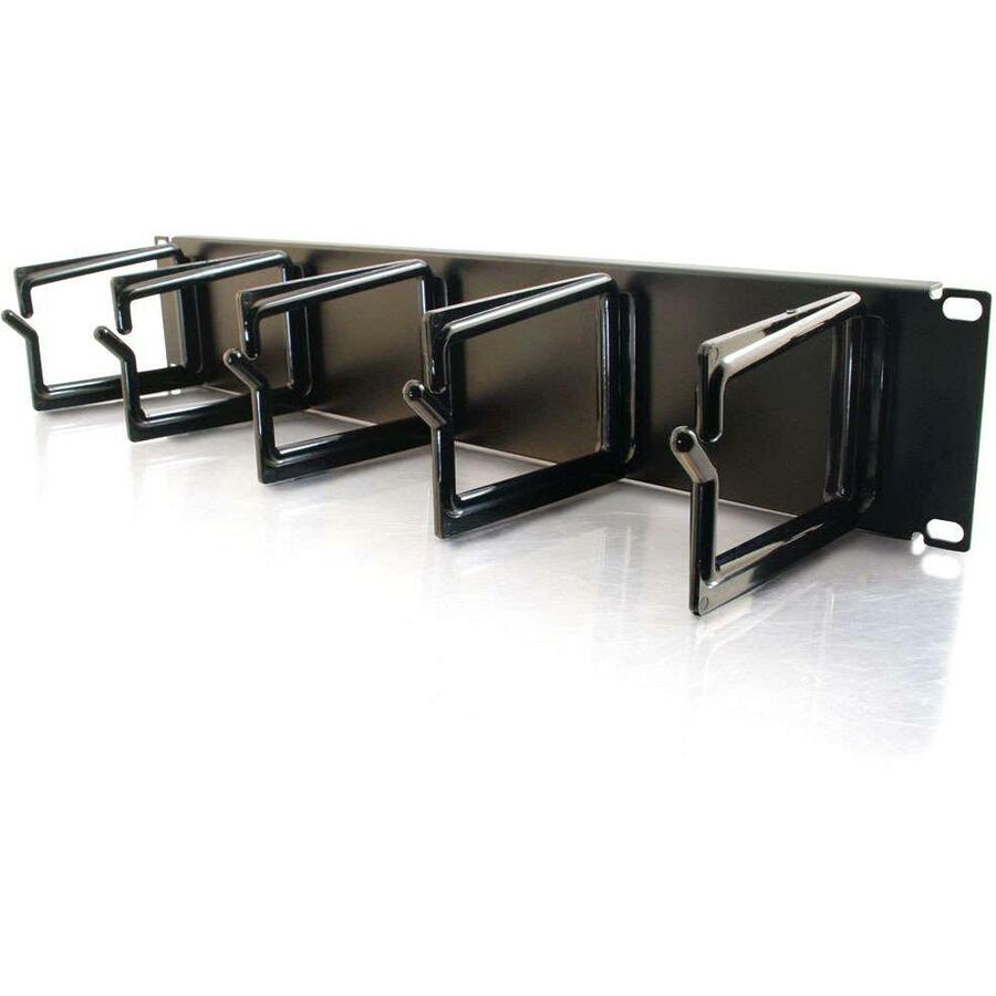 Legrand Group C2G 2U (3.5 inch) Cable Management Panel with 5 D-Rings