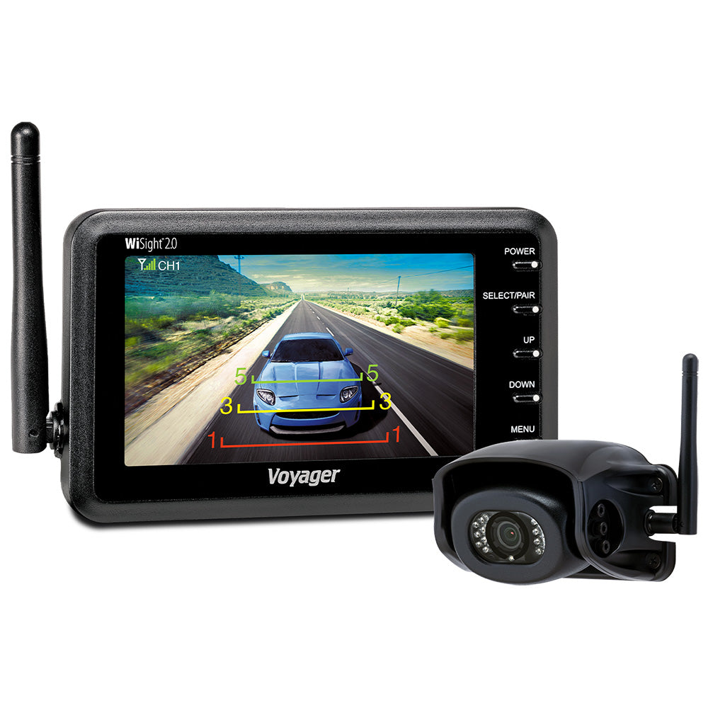 Voyager WiSight 2.0 4.3-Inch Wireless Monitor with Camera for Prewire Systems