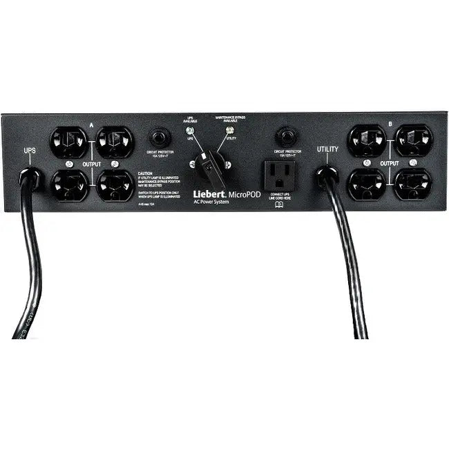 Vertiv Liebert MicroPOD MP2-115A Bypass Switch for UPS Maintenance and Power Distribution