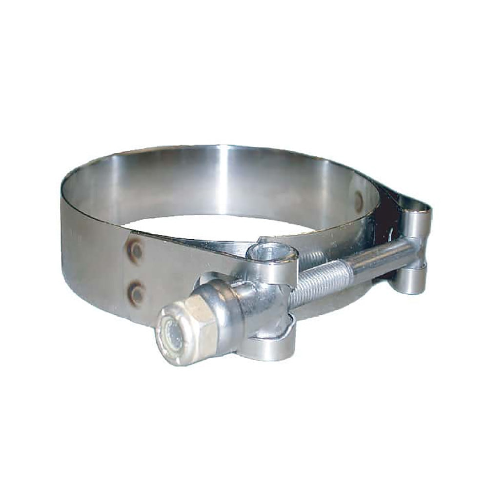 Trident Marine 316 Stainless Steel T-Bolt Clamp - 3/4 Inch Band for 1 to 1.59 Inch Hoses