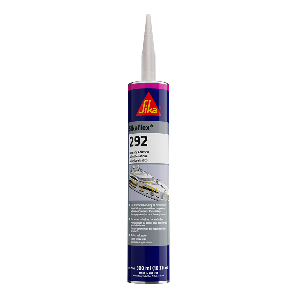Sika Sikaflex-292 White - 10oz Tube with Nozzle for Marine and Structural Bonding