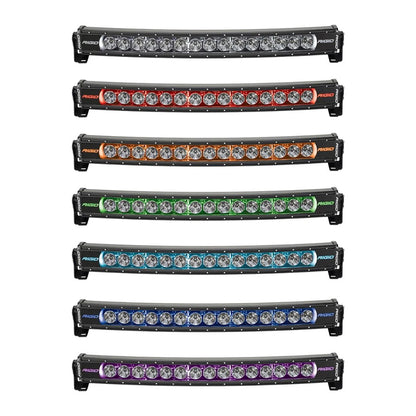 RIGID Industries Radiance+ Curved 40-Inch RGBW Light Bar for Off-Road Vehicles