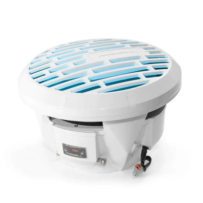 Roswell Marine R1 12-Inch Subwoofer - White, 500W RMS & 1000W Peak Power for Marine Audio Systems