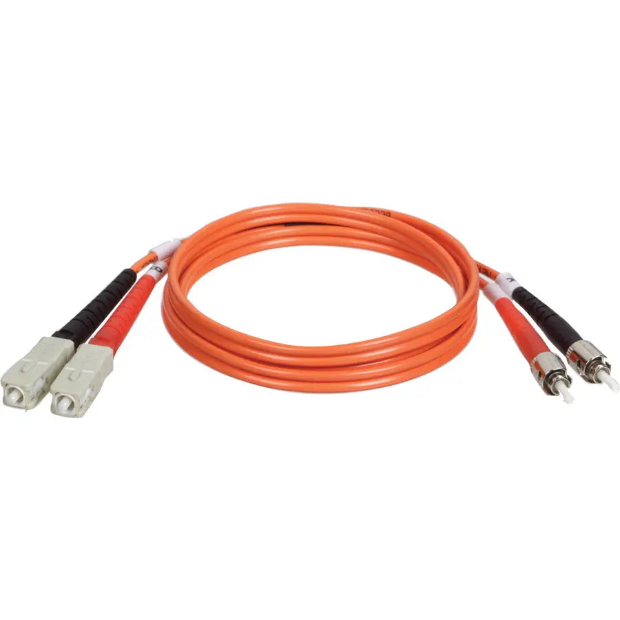 Eaton Tripp Lite Series 25 ft. Duplex Multimode Fiber Optic SC/ST Patch Cable
