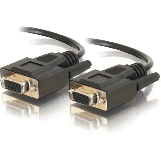 C2G 10ft DB-9 Serial Data Transfer Cable by Legrand Group - Black by Legrand Group