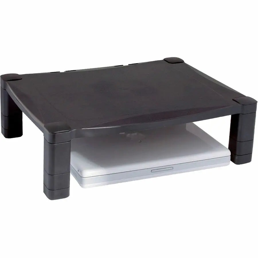 Kantek MS400 Single-Level Height-Adjustable Monitor Stand for Laptops and Monitors