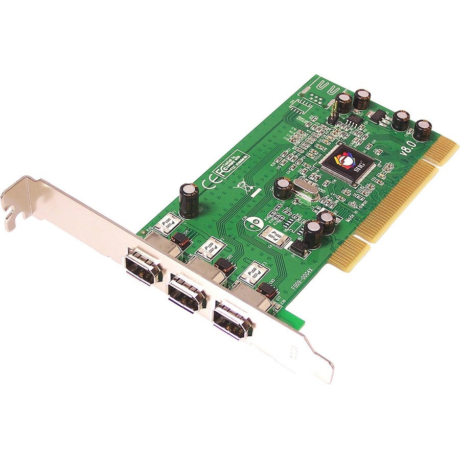 SIIG 3-port PCI 1394 FireWire Adapter NN-400012-S8 for Mac and PC