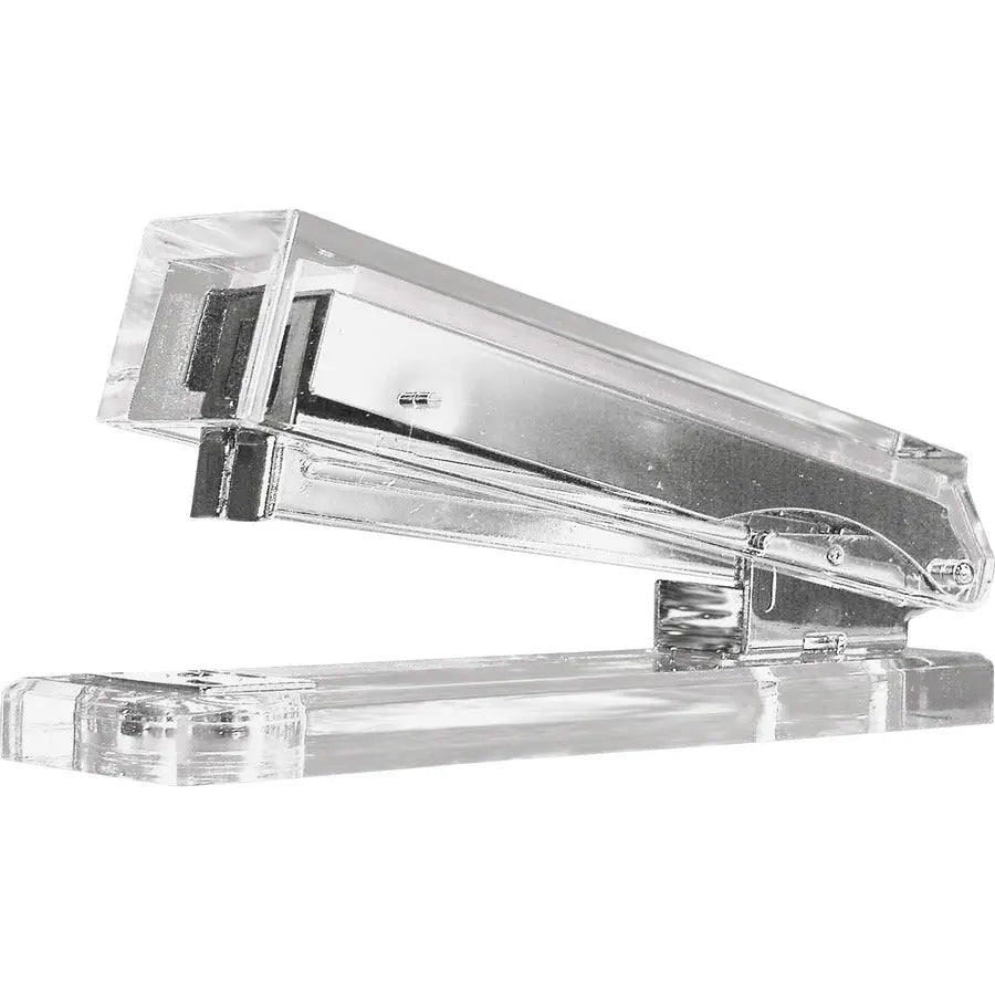 Kantek AD80 Clear Acrylic Desktop Stapler - Elegant & Durable Office Accessory
