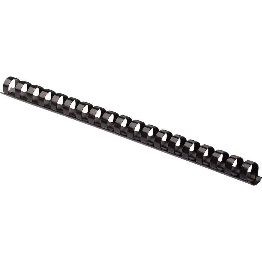Fellowes Plastic Binding Combs - Black, 5/8" Diameter for Professional Reports