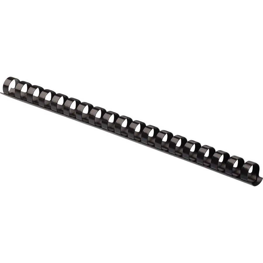 Fellowes Plastic Binding Combs - Black, 1/2 Inch Diameter for Professional Document Binding