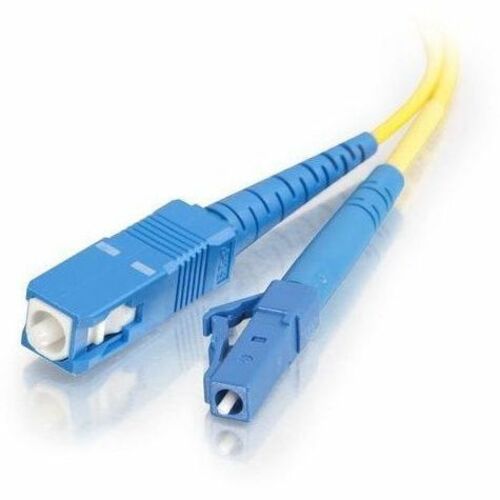 C2G 6.6ft LC to SC Single-Mode Fiber Optic Patch Cable - Yellow, Model 37109