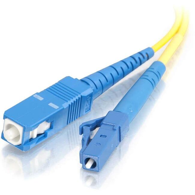 Legrand Group C2G 3m LC-SC 9/125 OS1 Simplex Singlemode PVC Fiber Optic Cable - Yellow