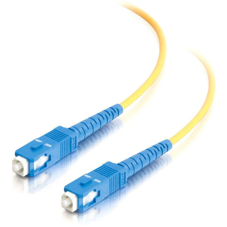 C2G 3m SC-SC 9/125 OS1 Simplex Singlemode PVC Fiber Optic Cable - Yellow