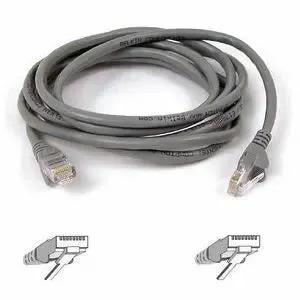 Belkin Cat. 5e Patch Cable - Gray, 3 Feet | Reliable Network Connectivity by Belkin International, Inc