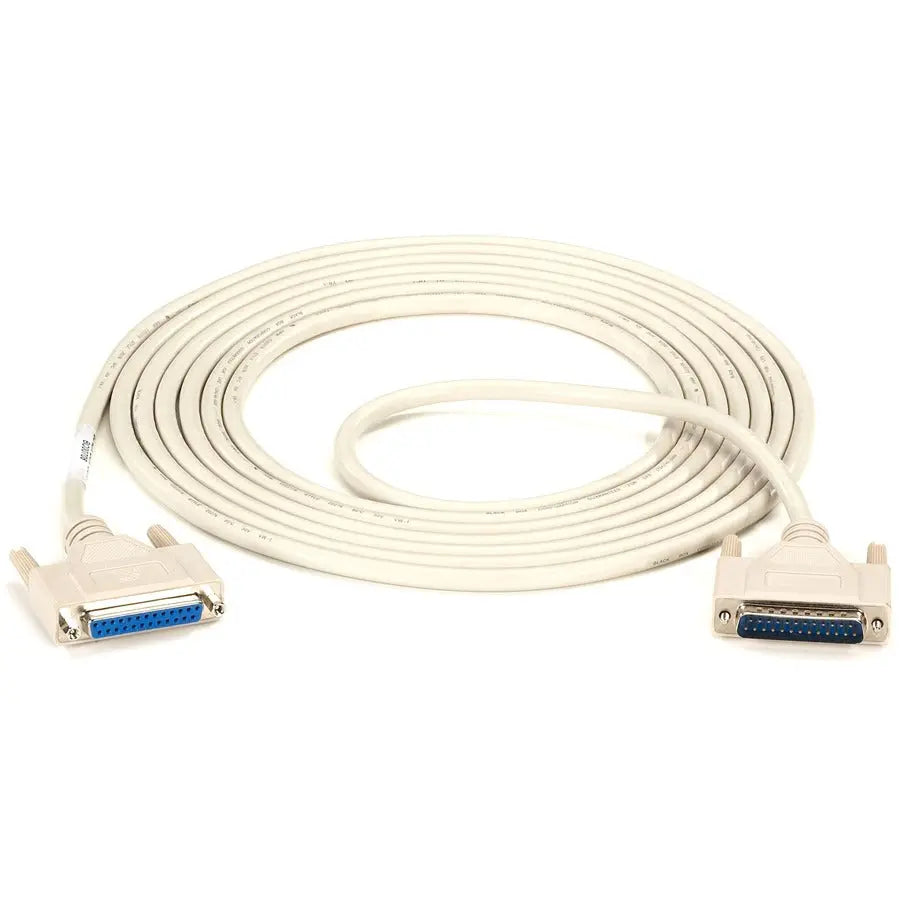 Black Box RS-232 Serial Extension Cable BC00708 – 25 ft DB25 Multipurpose Data Transfer Cable