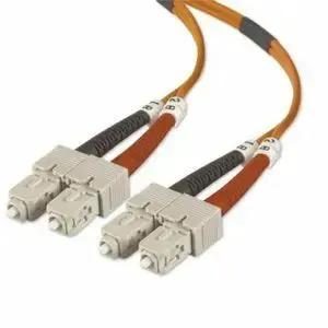 Belkin Fiber Optic Duplex Cable A2F40277-01M – High-Speed Network Connectivity in Orange by Belkin International, Inc