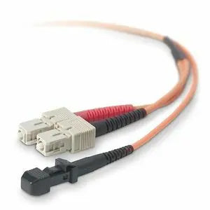 Belkin Multimode Duplex Fiber Patch Cable SC-MTRJ - Reliable High-Bandwidth Network Connection by Belkin International, Inc