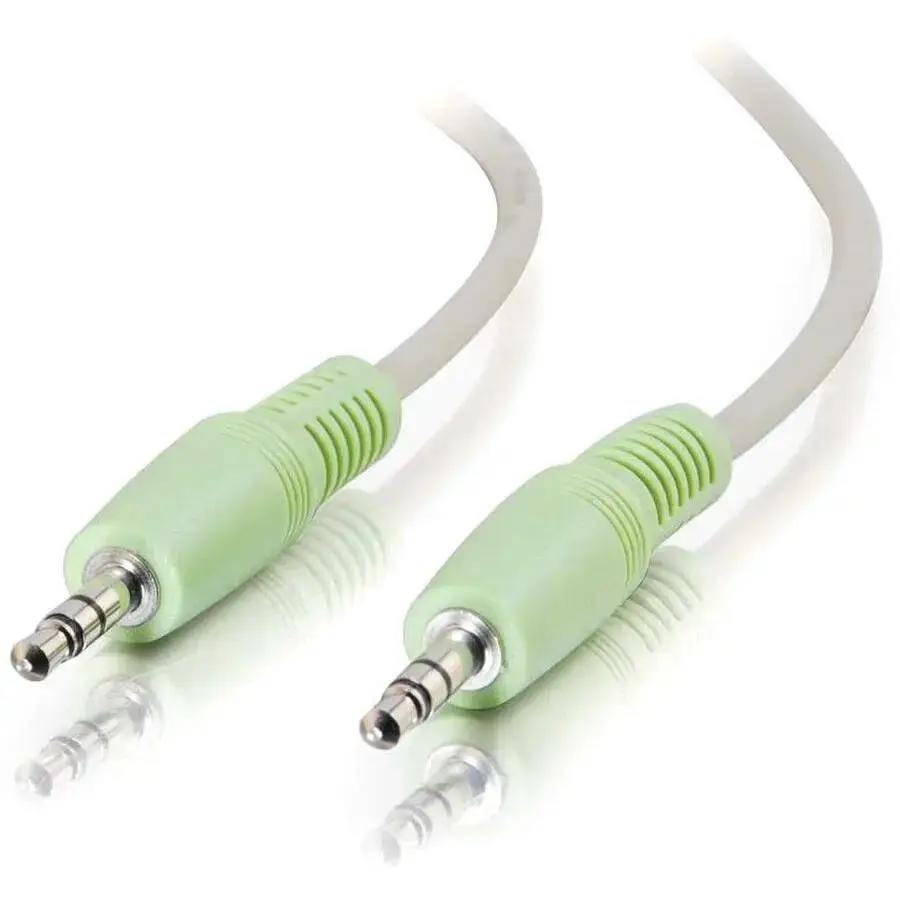 C2G Legrand Group 25ft Stereo Audio Cable (Part No. 27413) - Reliable 3.5mm M/M Connection in Beige by Legrand Group