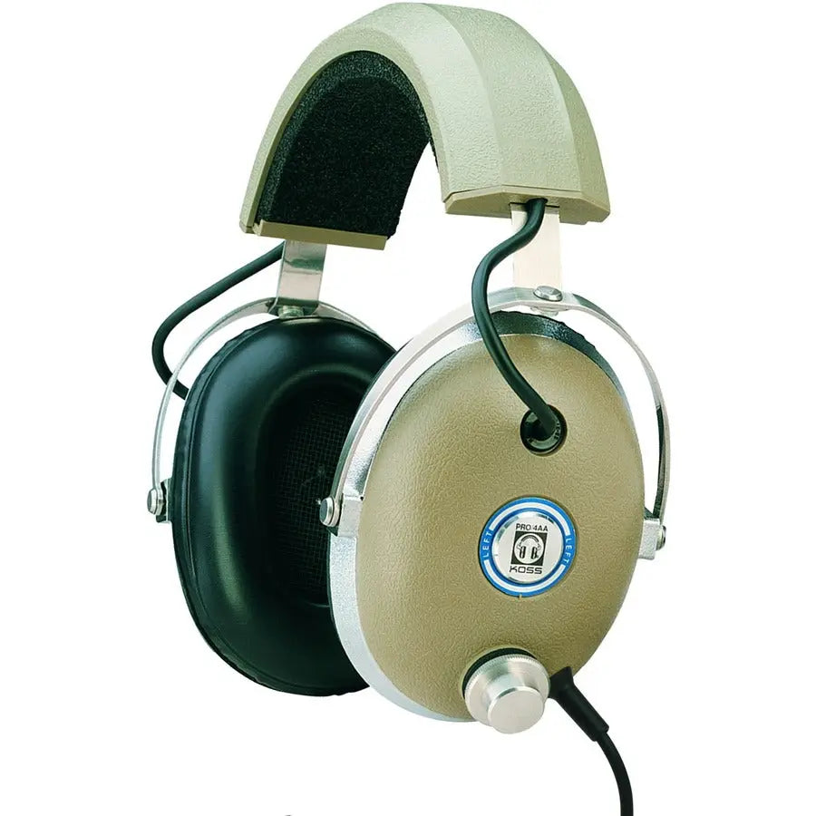 Koss Pro4AA Stereophone – Professional Full-Size Studio Headphones with Microphone Mount and 8-Foot Coiled Cord