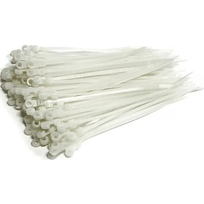 StarTech.com TCV155 6-inch Screw Mount Cable Ties – Pack of 100 for Secure Cable Management