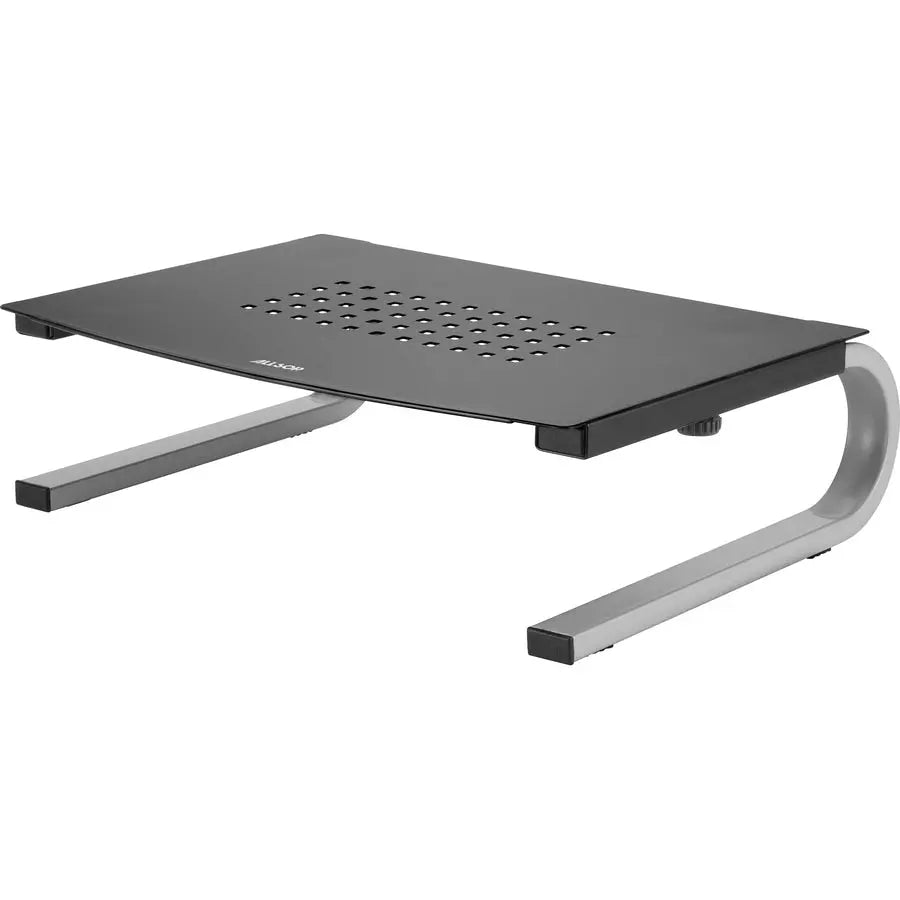 Allsop Redmond Monitor Stand with 14-Inch Wide Platform – Ergonomic Desk Organizer and Elevated Support