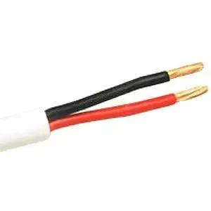 C2G 1000ft 14/2 In-Wall CL2 Rated Speaker Wire – High-Purity Copper Audio Cable with White PVC Jacket by Legrand Group