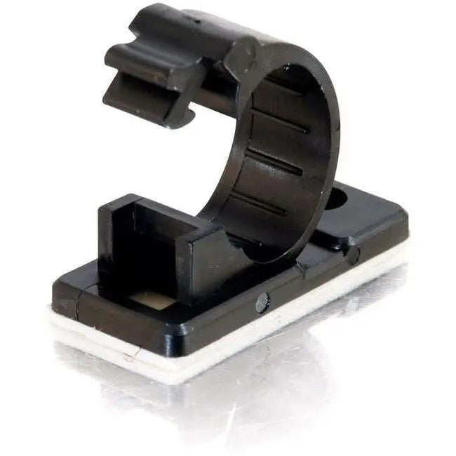 C2G 0.68-inch Self-Adhesive Cable Clamp Multipack - 50 Pack for Organized Wiring