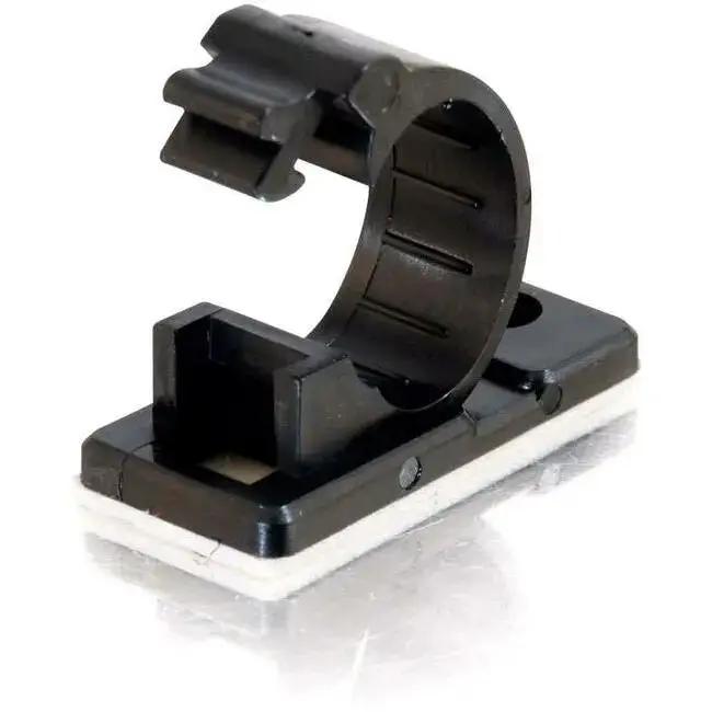 C2G 0.68-inch Self-Adhesive Cable Clamp Multipack - 50 Pack for Organized Wiring by Legrand Group
