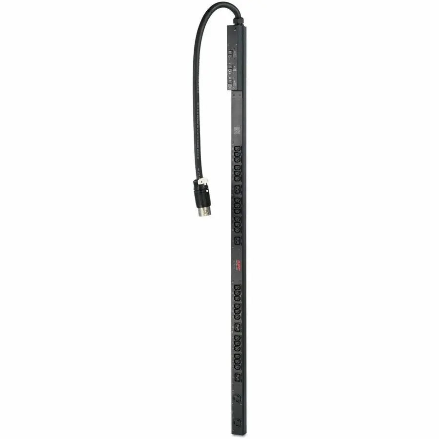 APC NetShelter Basic Rack PDU - Zero U, 14.4kVA, 208V, 24 C13 & 4 C19 Outlets, 2 NEMA L6-30R, 3 ft Power Cord