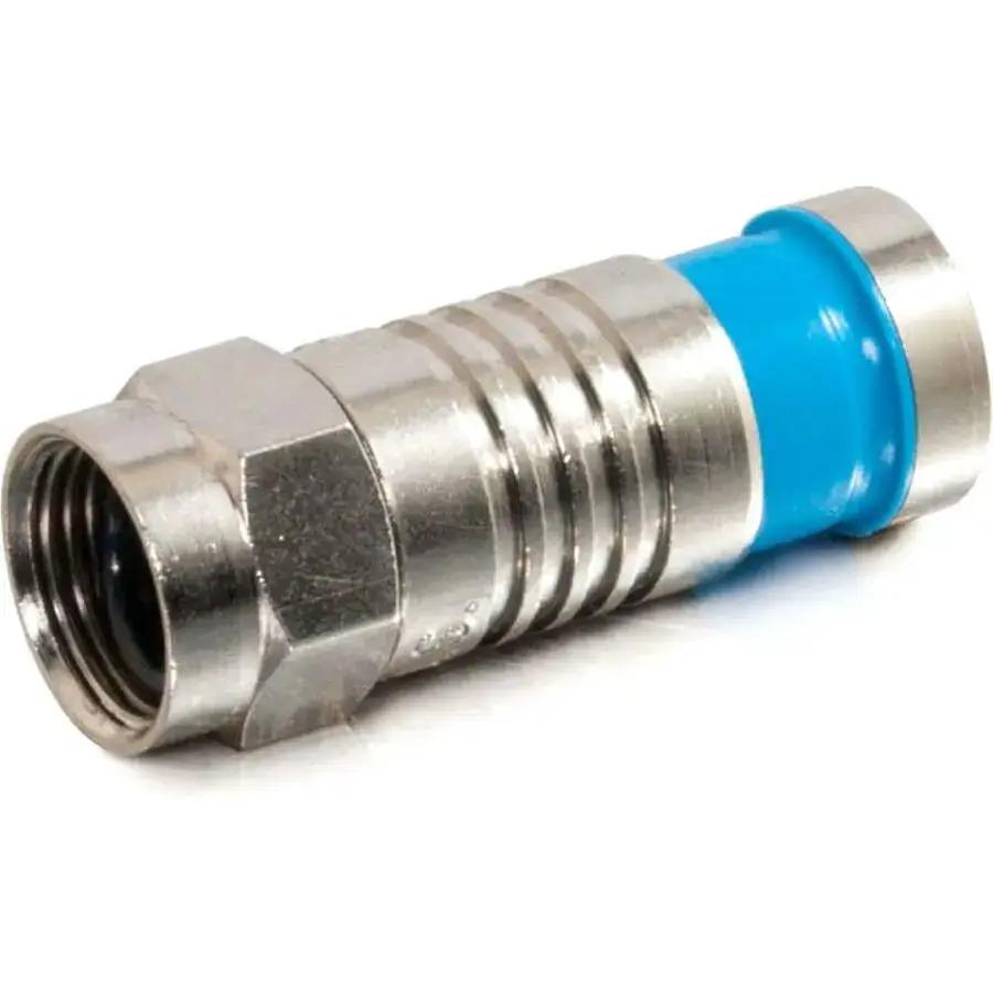C2G Legrand Group RG6 Quad Compression F-Type Connector with O-Ring, Pack of 50 by Legrand Group