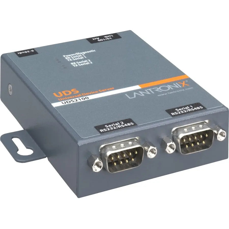 Lantronix UDS2100 2-Port Device Server for Serial to Ethernet Conversion