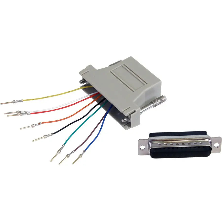 StarTech.com GC258MF DB25M to RJ45F Modular Adapter for Serial Data Connections