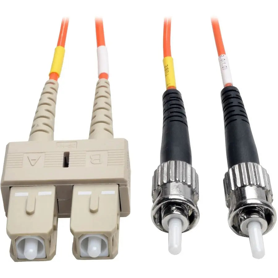 Eaton Tripp Lite Series 2-Meter Duplex Multimode Fiber Optic Patch Cable with ST to SC Connectors