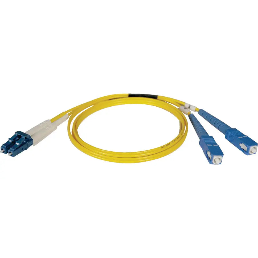 Eaton Tripp Lite Series N366-15M 50ft Singlemode Duplex Fiber Optic LC/SC Patch Cable