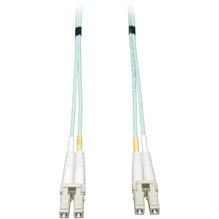 Eaton Corporation Tripp Lite N820-02M 10G OM3 Duplex Multimode Fiber Optic Patch Cable, 2 meters (6 ft), Aqua Blue by Eaton Corporation