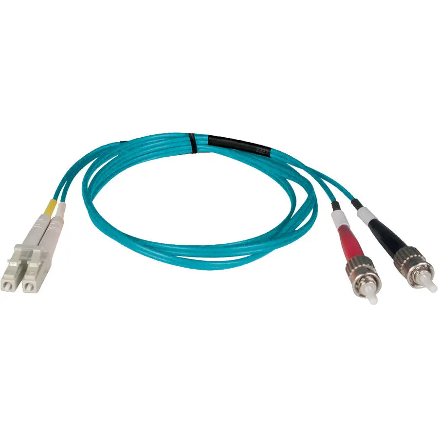 Eaton Tripp Lite Series N818-05M 5M 10Gb Duplex Multimode Fiber Optic Patch Cable with Aqua LSZH Jacket