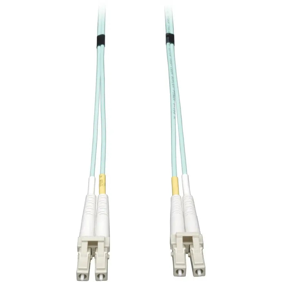 Eaton Corporation Tripp Lite N820-05M 10Gb Duplex Multimode Fiber Optic Patch Cable - Aqua Blue, 5 Meters by Eaton Corporation