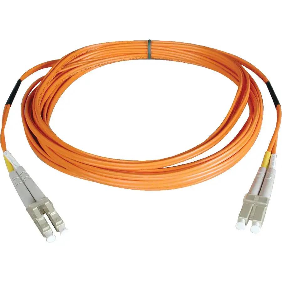 Eaton Corporation Tripp Lite N320-46M 150ft Duplex Multimode Fiber Optic Patch Cable with LC Connectors by Eaton Corporation