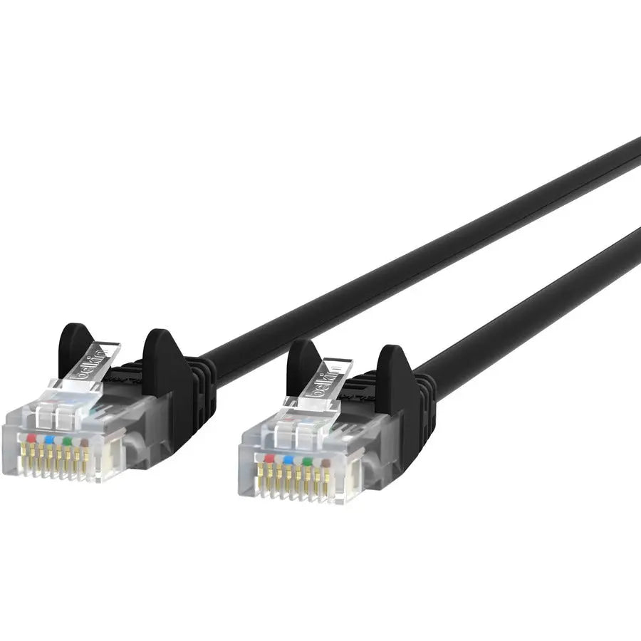 Belkin Cat.6 Snagless Patch Cable - 7 ft High-Speed Ethernet Network Cable with Gold-Plated RJ45 Connectors